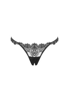 Bluebella Arella Open Panty (Black) | Avec Amour Lingerie