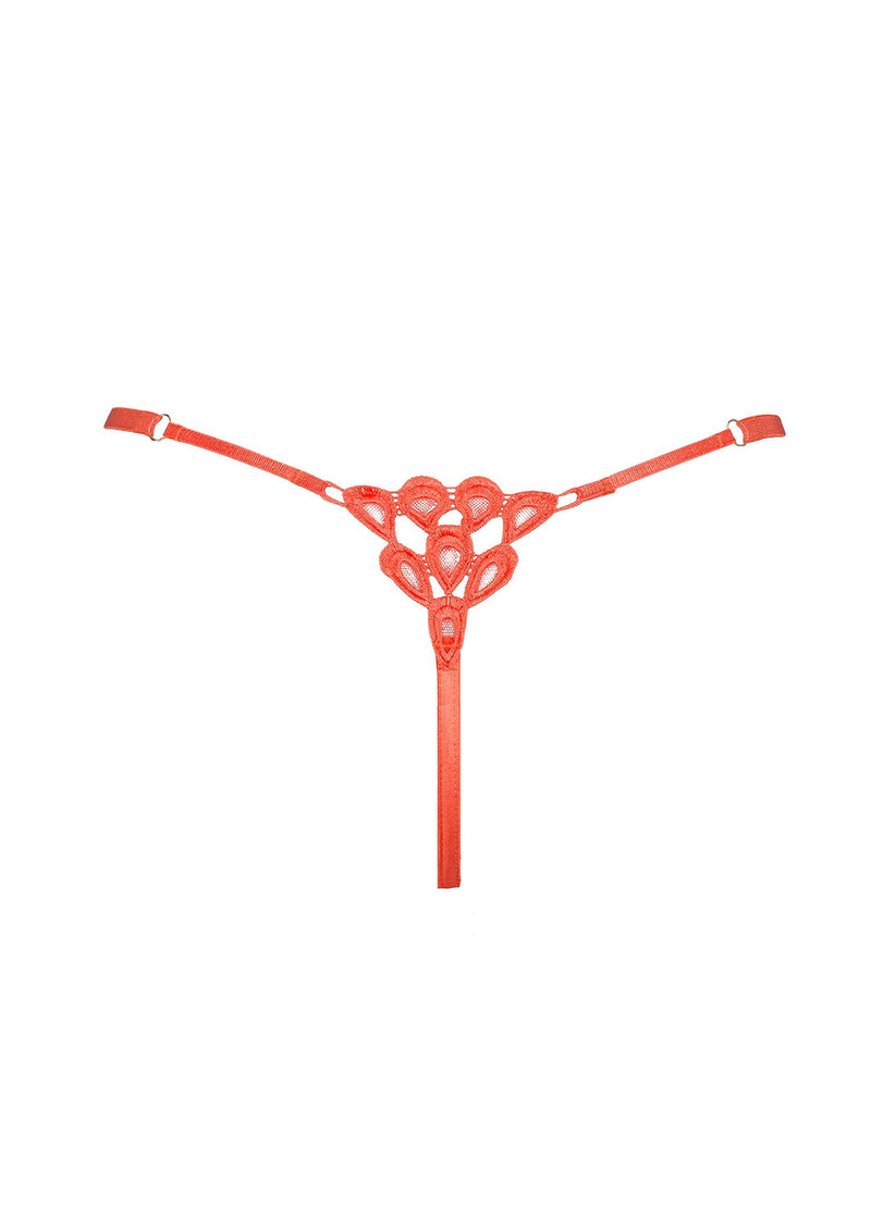 Bluebella Aria Thong (Cayenne Red) | Avec Amour Sexy Lingerie