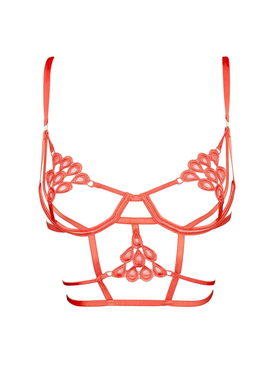 Bluebella Aria Wired Bra (Cayenne Red)