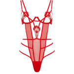 Bluebella Brigitte Wired Body (Red) | Avec Amour Lingerie