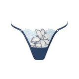 Bluebella Calantha Panty (Navy Peony / Ice Water Blue) | Avec Amour Luxury Lingerie