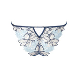 Bluebella Calantha Panty (Navy Peony / Ice Water Blue) | Avec Amour Luxury Lingerie