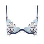 Bluebella Calantha Wired Bra (Navy Peony / Ice Water Blue) | Avec Amour Luxury Lingerie