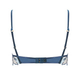 Bluebella Calantha Wired Bra (Navy Peony / Ice Water Blue) | Avec Amour Luxury Lingerie