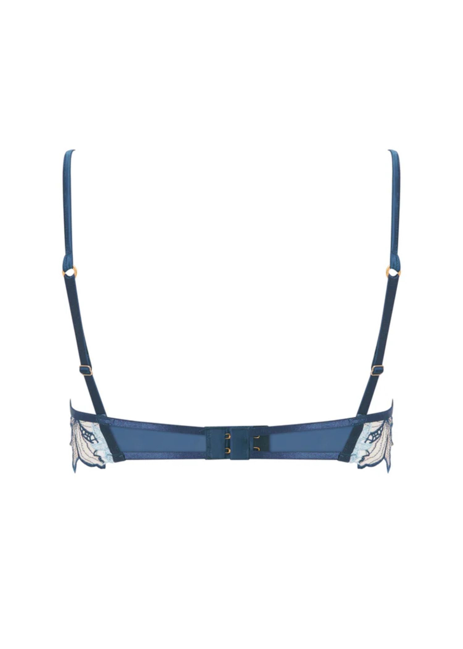 Bluebella Calantha Wired Bra (Navy Peony / Ice Water Blue) | Avec Amour Luxury Lingerie