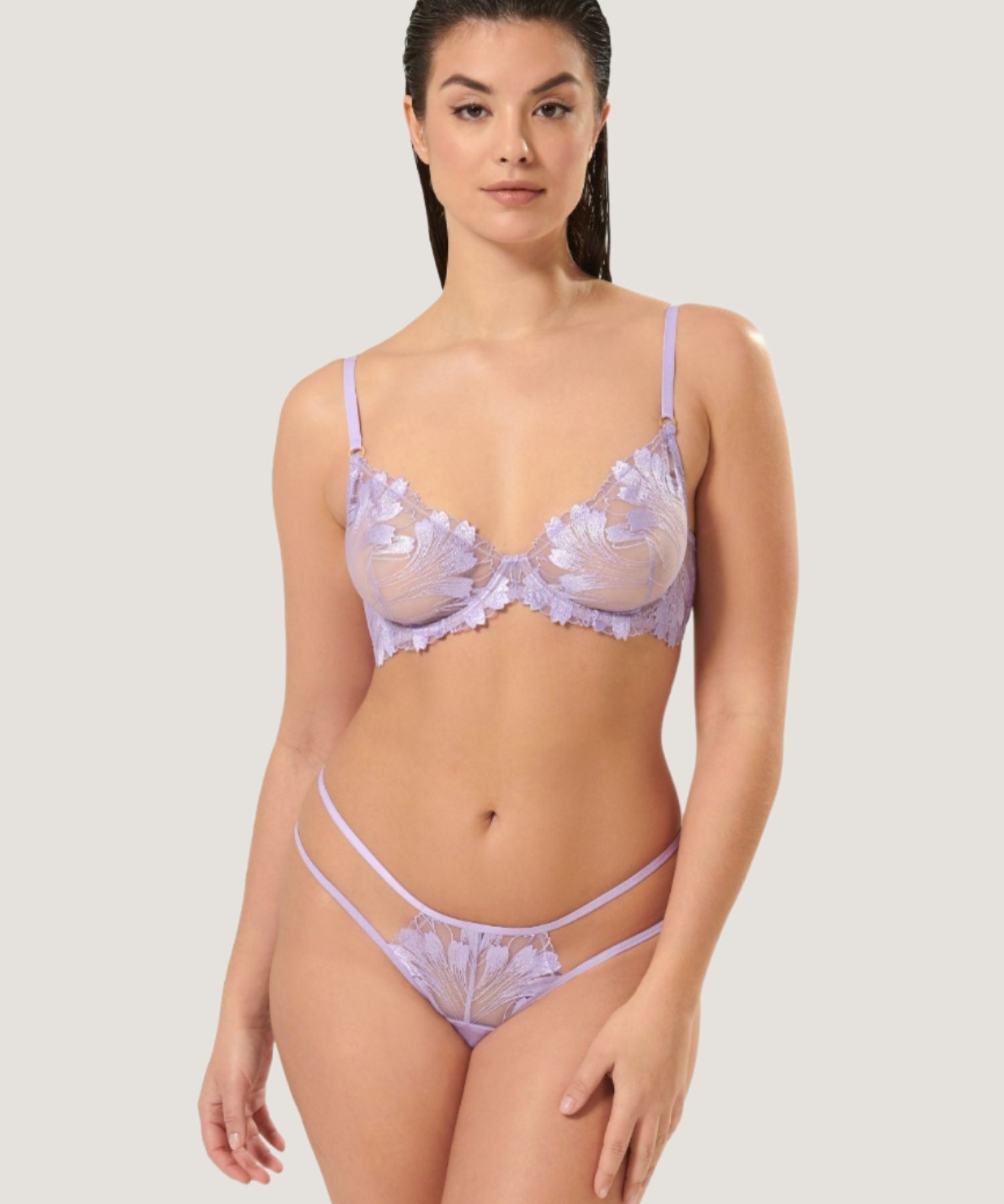 Bluebella Colette Thong (Purple Rose) | Avec Amour Sexy Lingerie