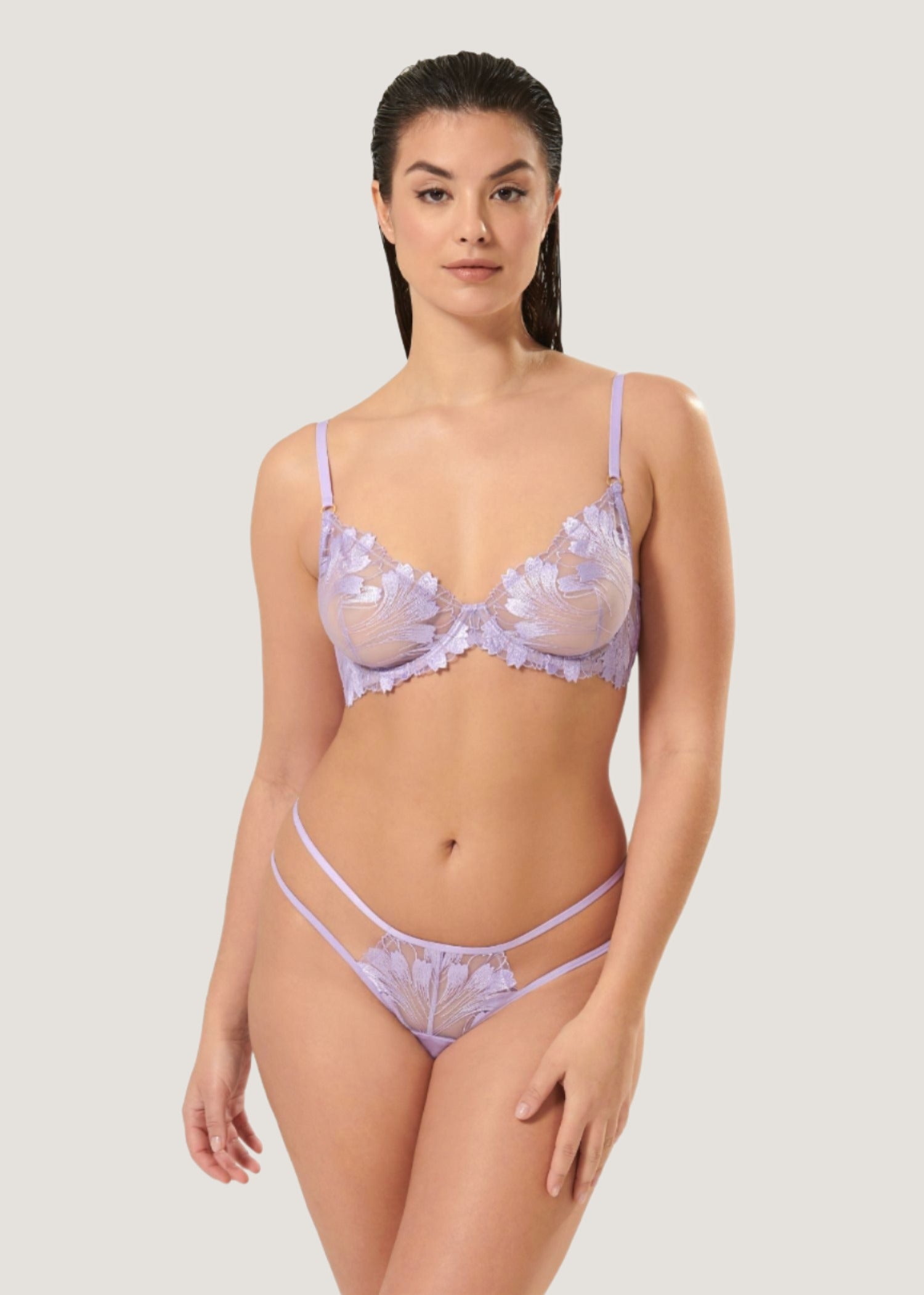 Bluebella Colette Thong (Purple Rose) | Avec Amour Sexy Lingerie