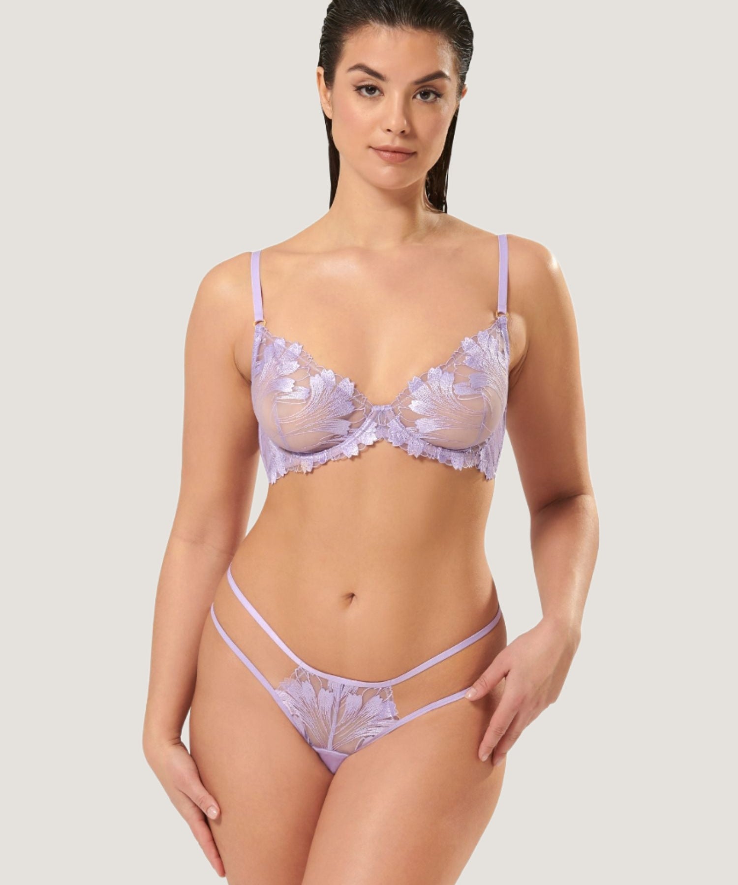 Bluebella Colette Wired Bra (Purple Rose) | Avec Amour Sexy Lingerie
