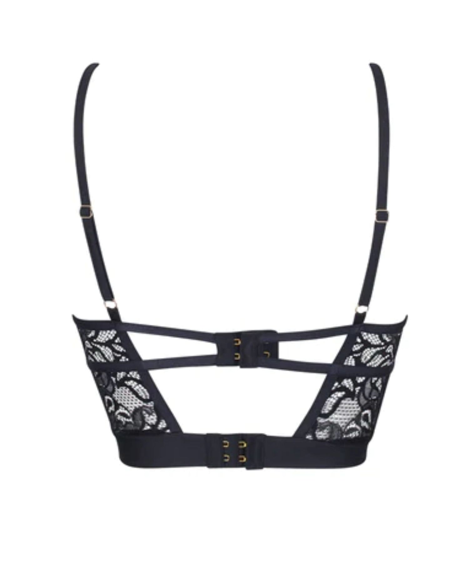 Bluebella Eleanora Wired Bustier (Black) | Avec Amour Sexy Lingerie