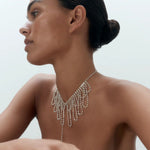 Bluebella Estelle Diamante Harness (Silver) | Avec Amour Lingerie