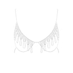 Bluebella Estelle Diamante Open Bra (Silver) | Avec Amour Lingerie