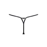 Bluebella Estelle Diamante Thong (Black/Silver) | Avec Amour Lingerie