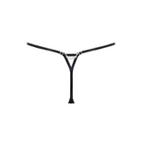 Bluebella Estelle Diamante Thong (Black/Silver) | Avec Amour Lingerie