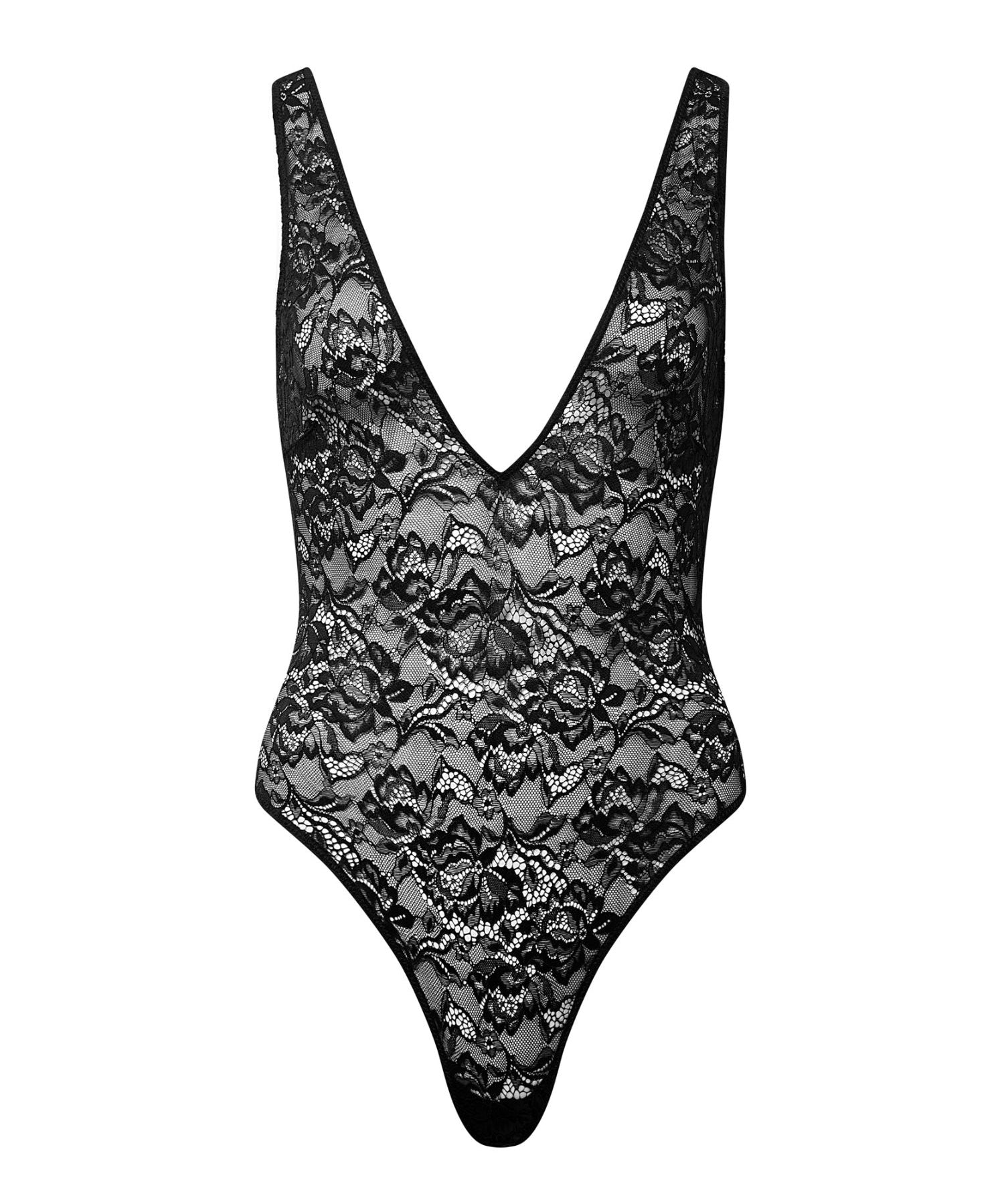 Bluebella Fallon Soft Bodysuit (Black) | Avec Amour Lingerie