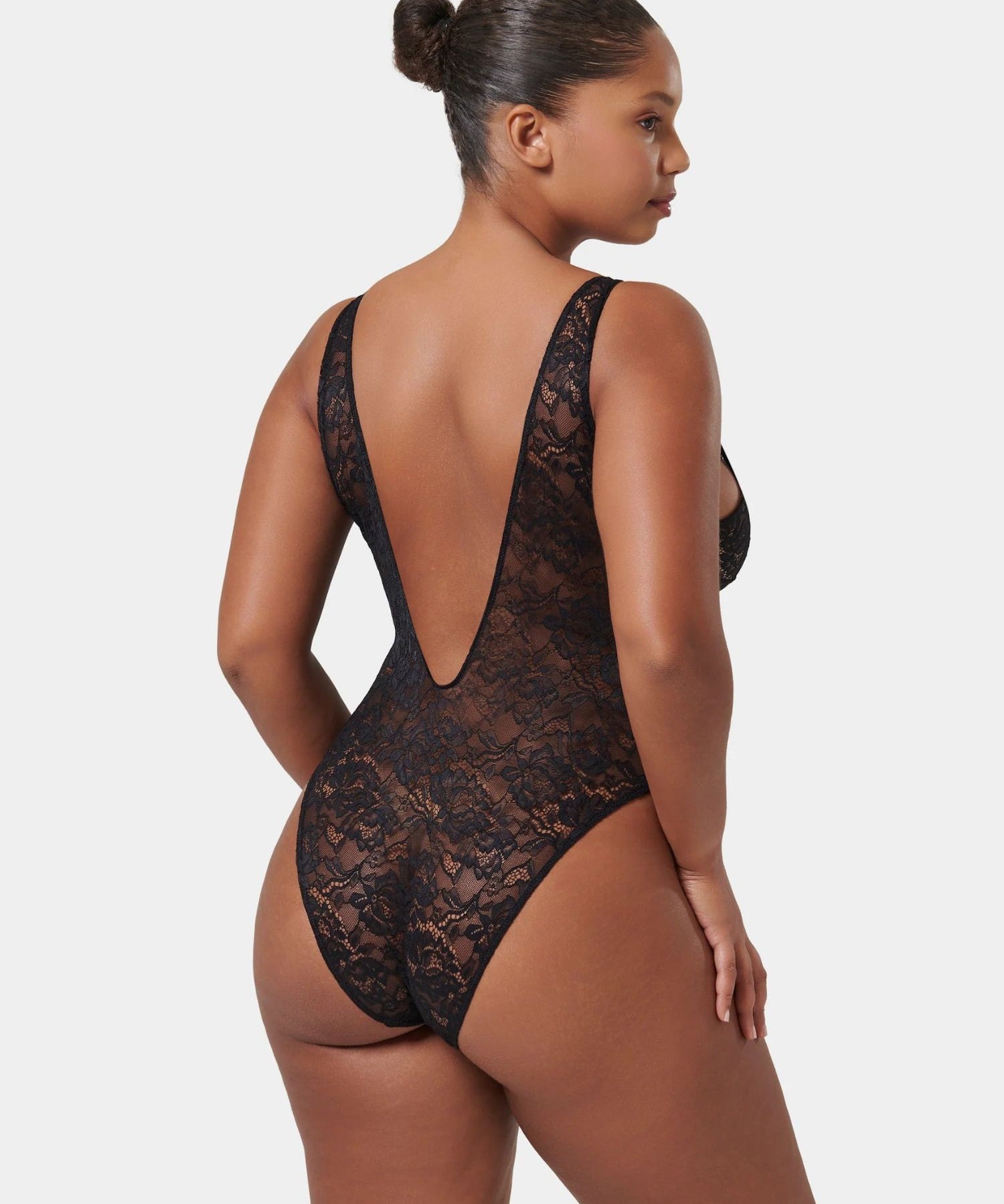 Bluebella Fallon Soft Bodysuit (Black) | Avec Amour Lingerie