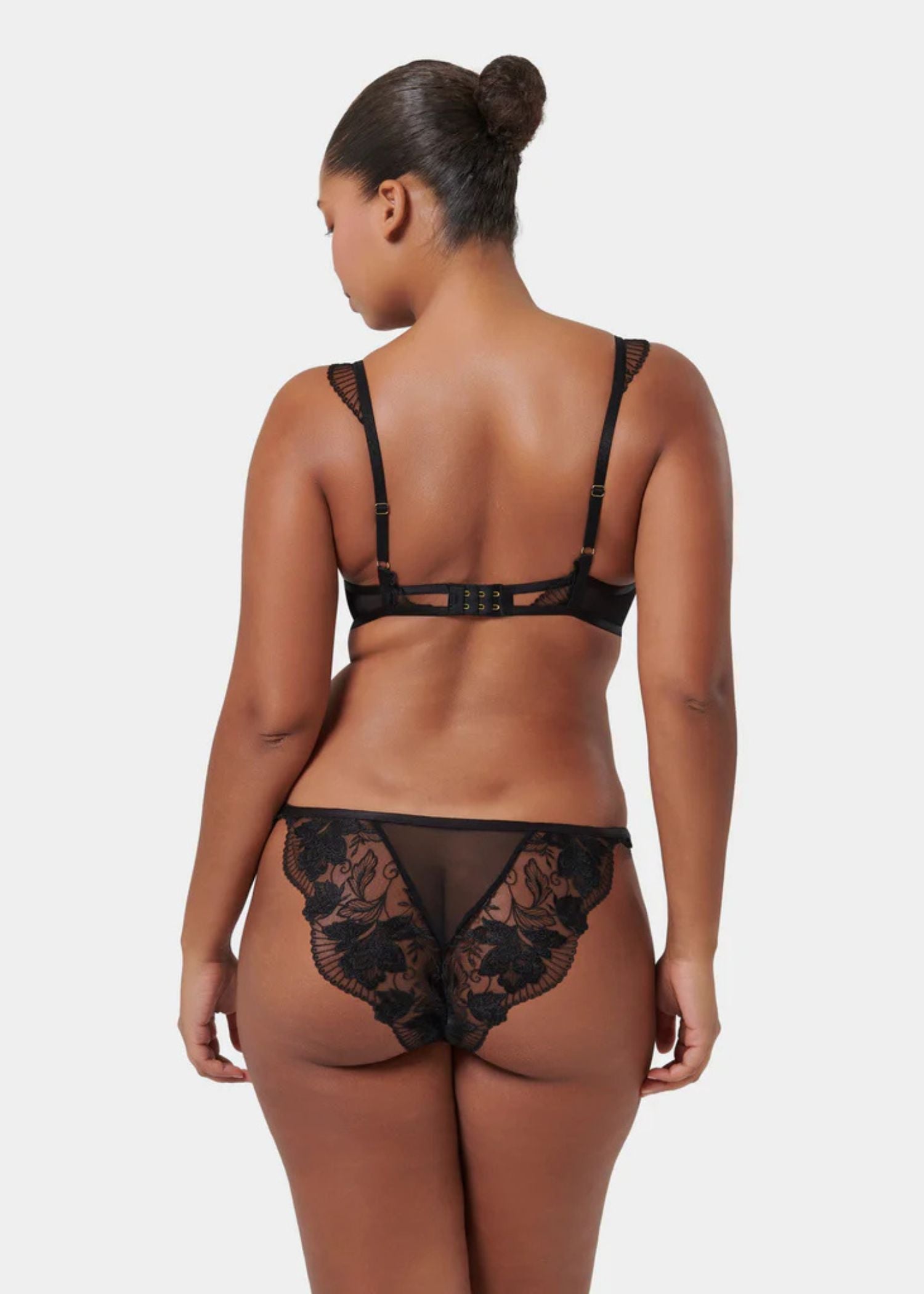 Bluebella Gabriella Panty (Black) | Avec Amour Lingerie