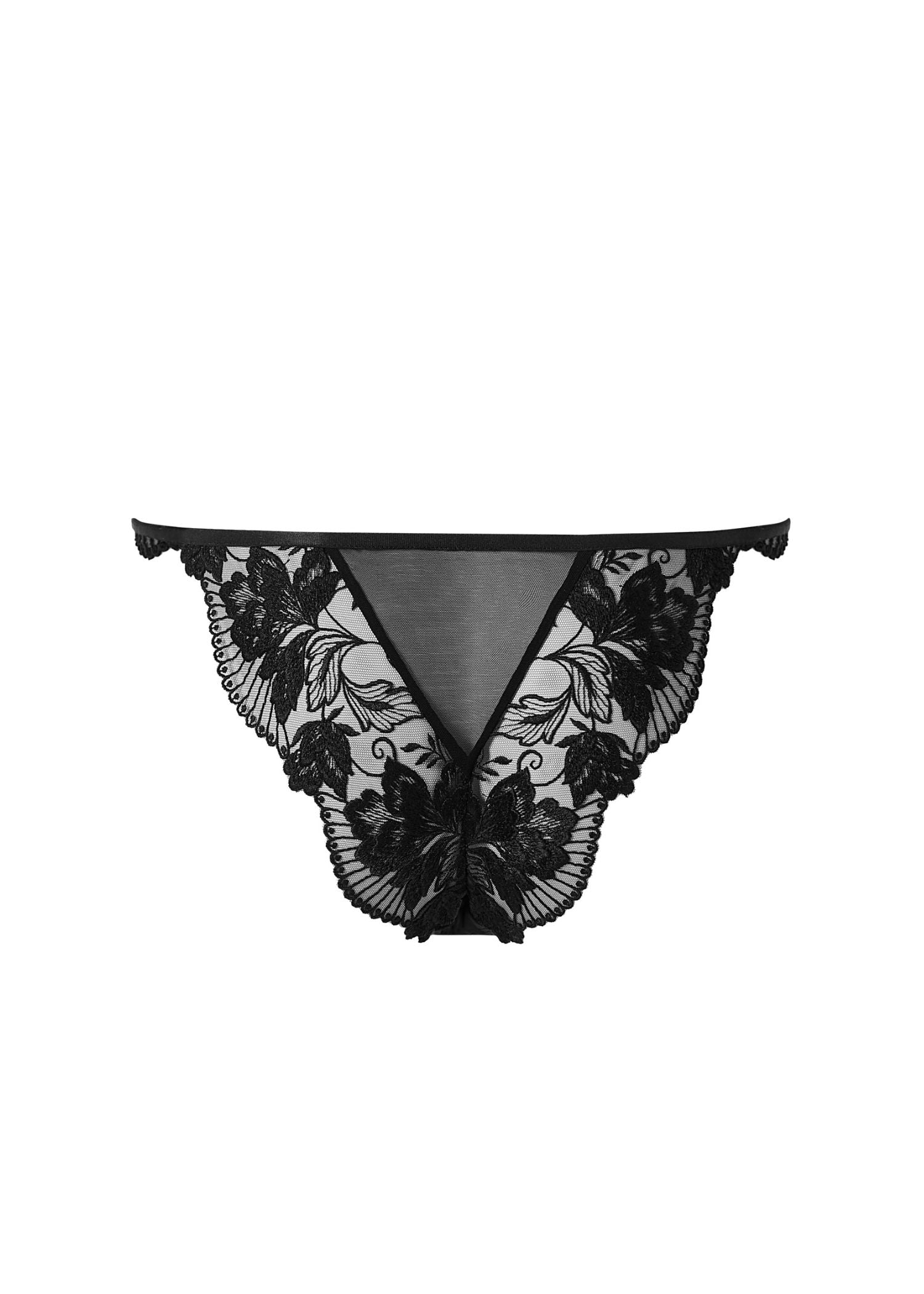 Bluebella Gabriella Panty (Black) | Avec Amour Lingerie