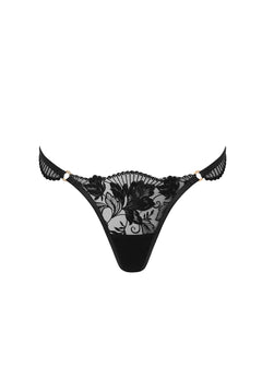 Bluebella Gabriella Thong (Black) | Avec Amour Lingerie