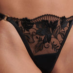 Bluebella Gabriella Thong (Black) | Avec Amour Lingerie