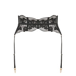 Bluebella Gabriella Waspie Suspender (Black) | Avec Amour Lingerie