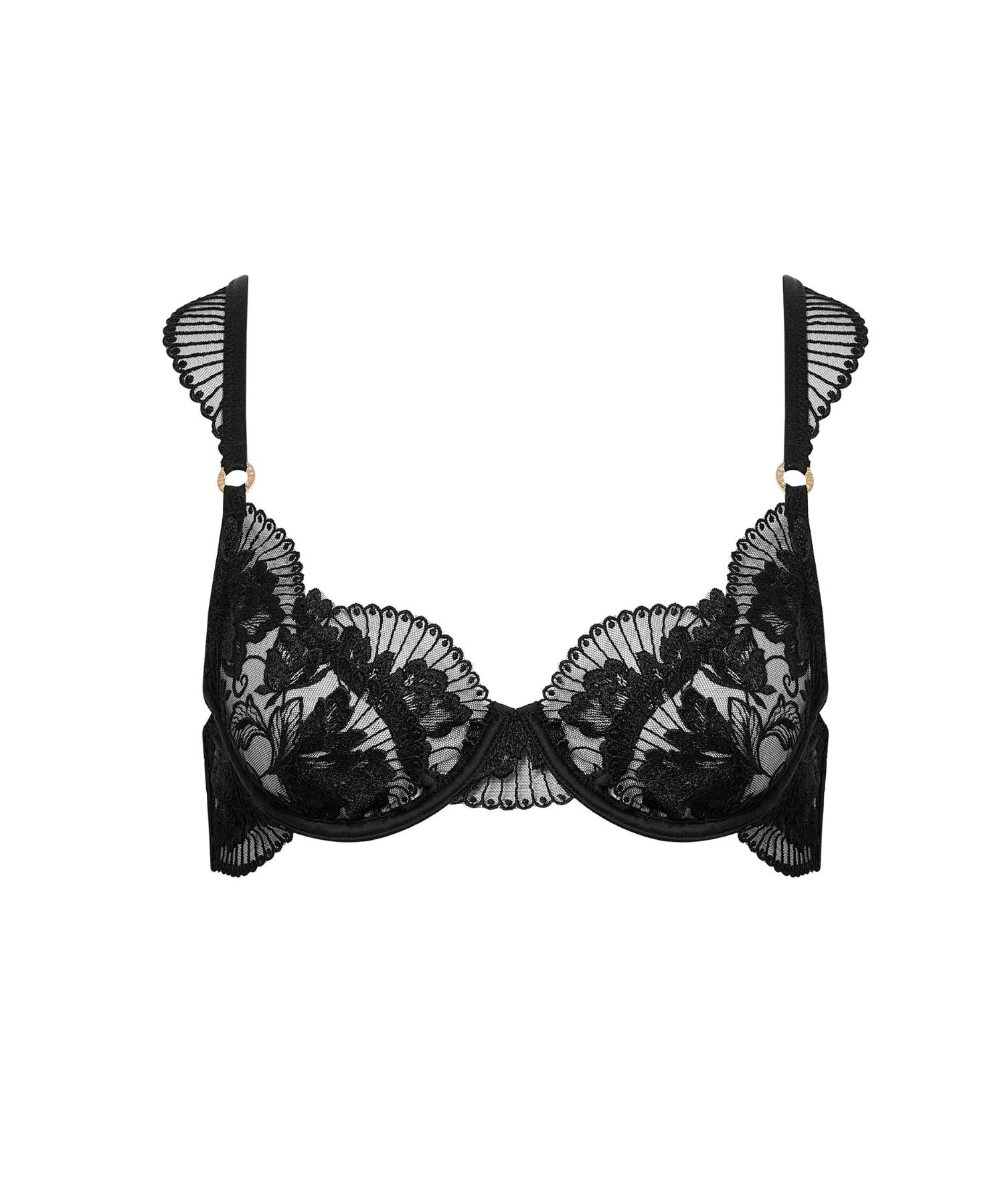 Bluebella Gabriella Wired Bra (Black) | Avec Amour Lingerie