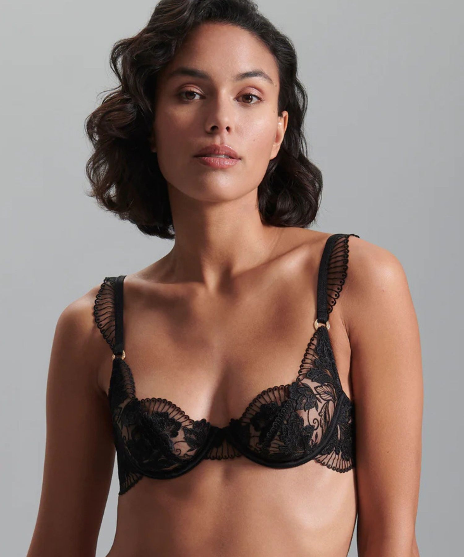 Bluebella Gabriella Wired Bra (Black) | Avec Amour Lingerie