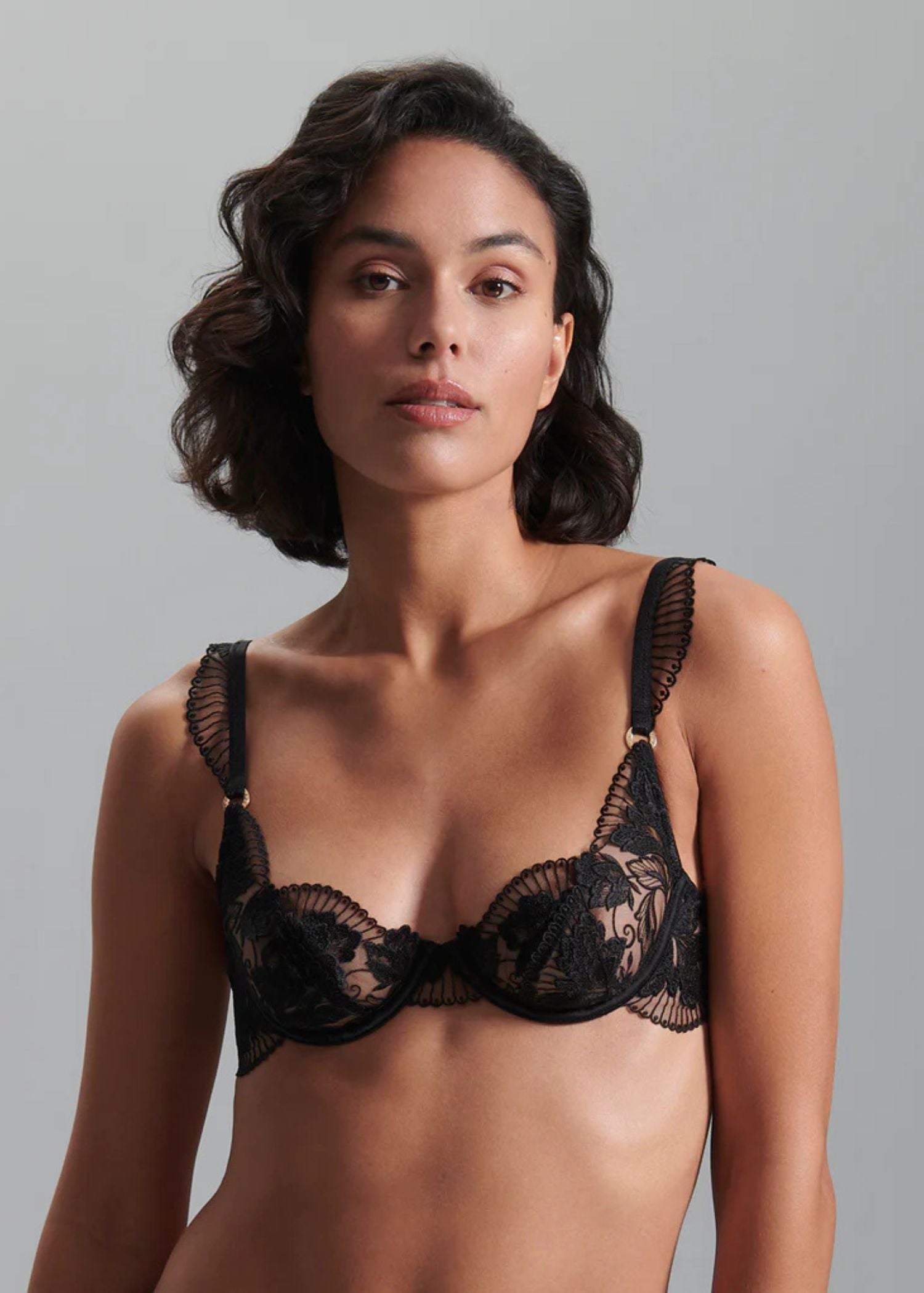 Bluebella Gabriella Wired Bra (Black) | Avec Amour Lingerie