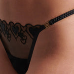 Bluebella Harlow Open Panty (Black) | Avec Amour Lingerie