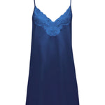 Bluebella Isabella Luxury Satin Short Chemise (Navy Blue)
