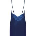 Bluebella Isabella Luxury Satin Short Chemise (Navy Blue)