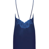Bluebella Isabella Luxury Satin Short Chemise (Navy Blue)