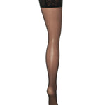 Bluebella Lace Top Hold Ups (Black) | Avec Amour Lingerie