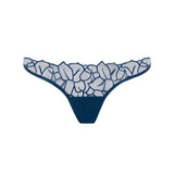 Bluebella Laurel Leaf Embroidered Panty (Navy Blue)