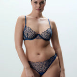 Laurel Wired Bra (Navy Peony)