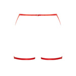 Bluebella Lavanya Suspender Thigh Harness (Red) | Avec Amour Lingerie