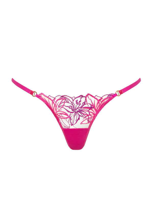 Bluebella Lilly Thong (Fuchsia / Violet) | Avec Amour LIngerie