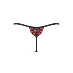 Bluebella Malina Thong (Black/Red) | Avec Amour Lingerie