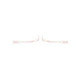 Bluebella Marabel Detachable Thigh Garters (Pearl Pink) | Avec Amour Luxury Lingerie