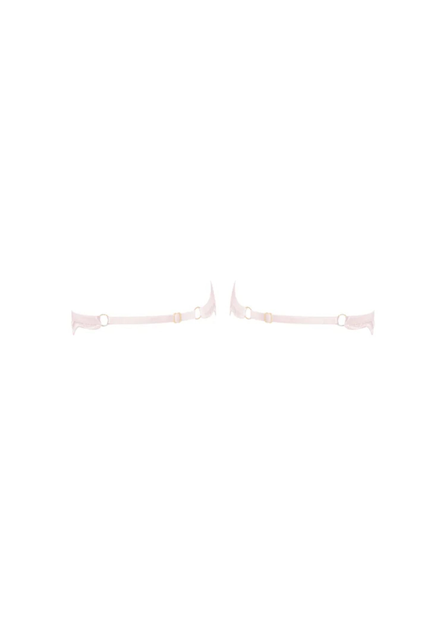 Bluebella Marabel Detachable Thigh Garters (Pearl Pink) | Avec Amour Luxury Lingerie