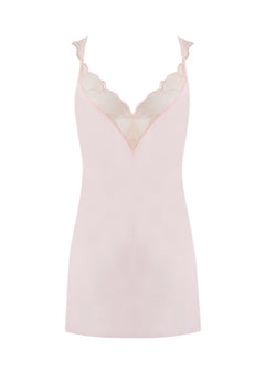 Bluebella Marabel Short Chemise (Pearl Pink) | Avec Amour Luxury Lingerie