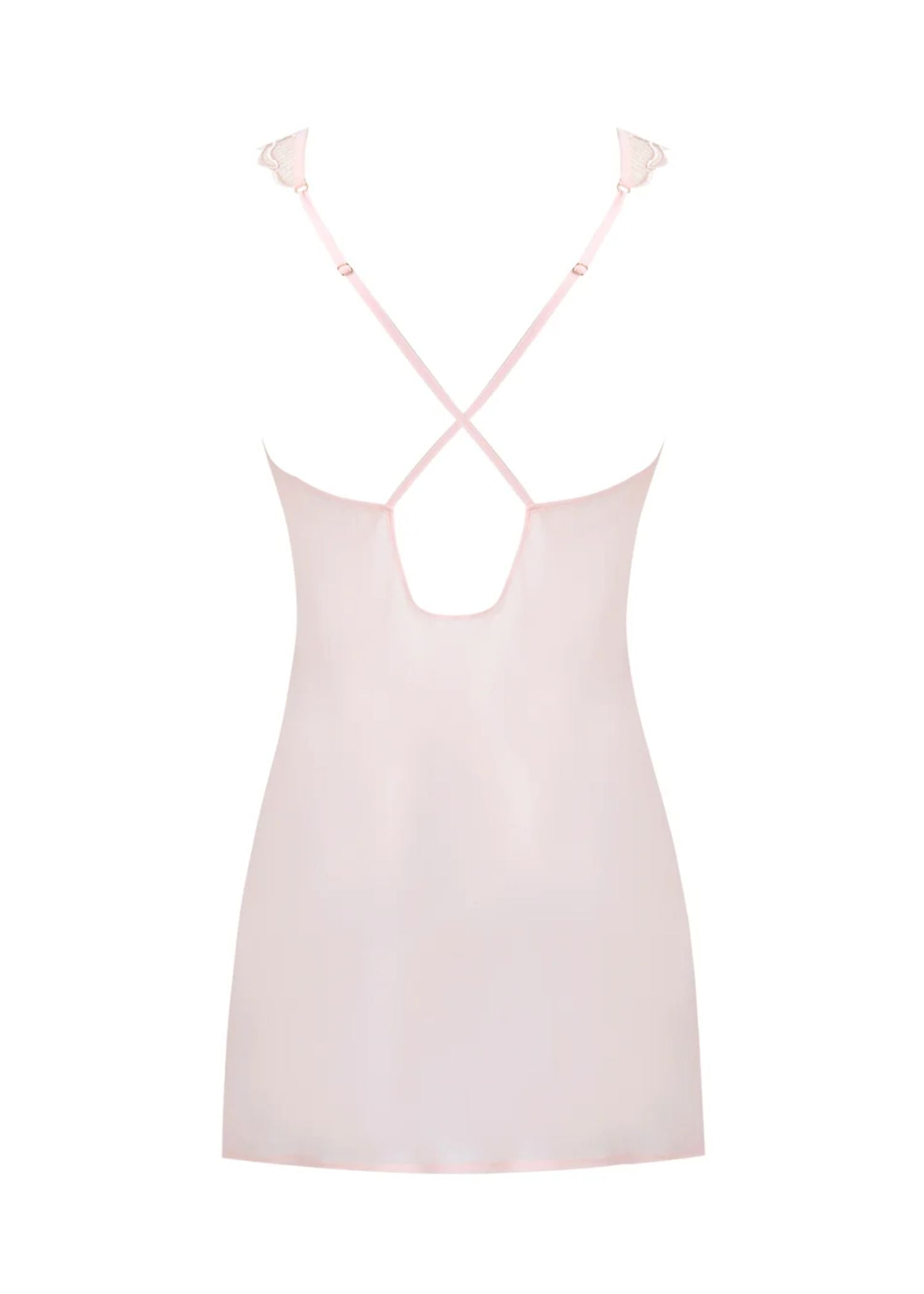 Bluebella Marabel Short Chemise (Pearl Pink) | Avec Amour Luxury Lingerie
