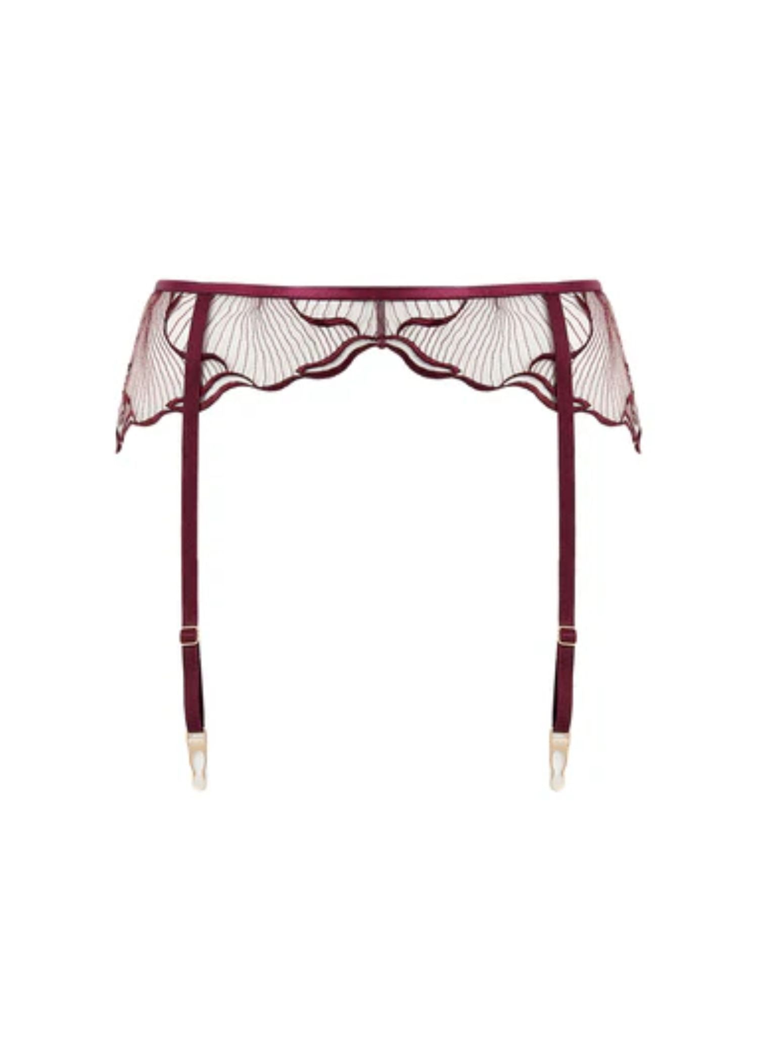 Bluebella Marabel Suspender Belt (Cherry Red) | Avec Amour Lingerie