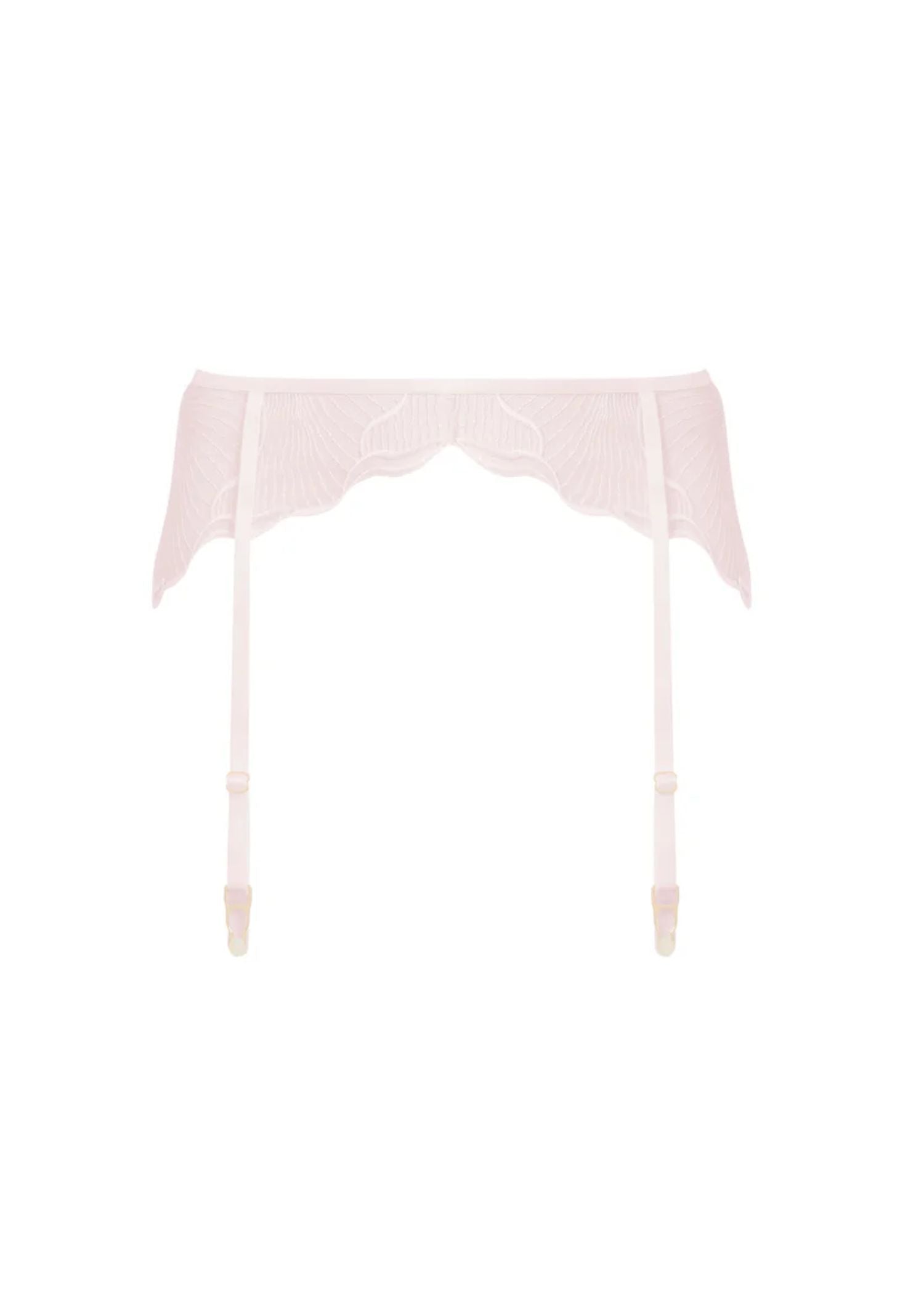 Bluebella Marabel Suspender (Pearl Pink) | Avec Amour Luxury Lingerie
