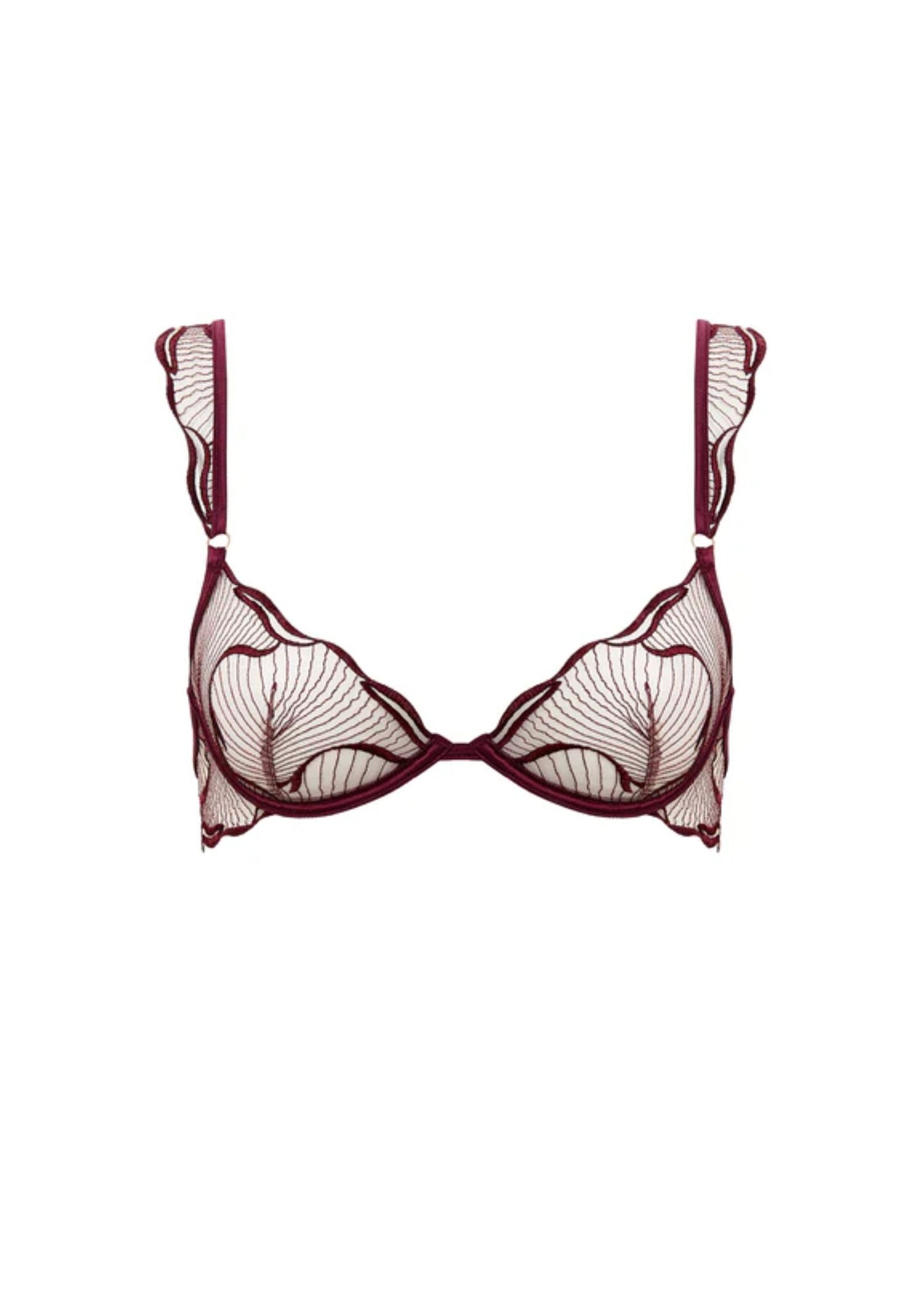 Bluebella Marabel Underwired Bra (Cherry Red) | Avec Amour Lingerie