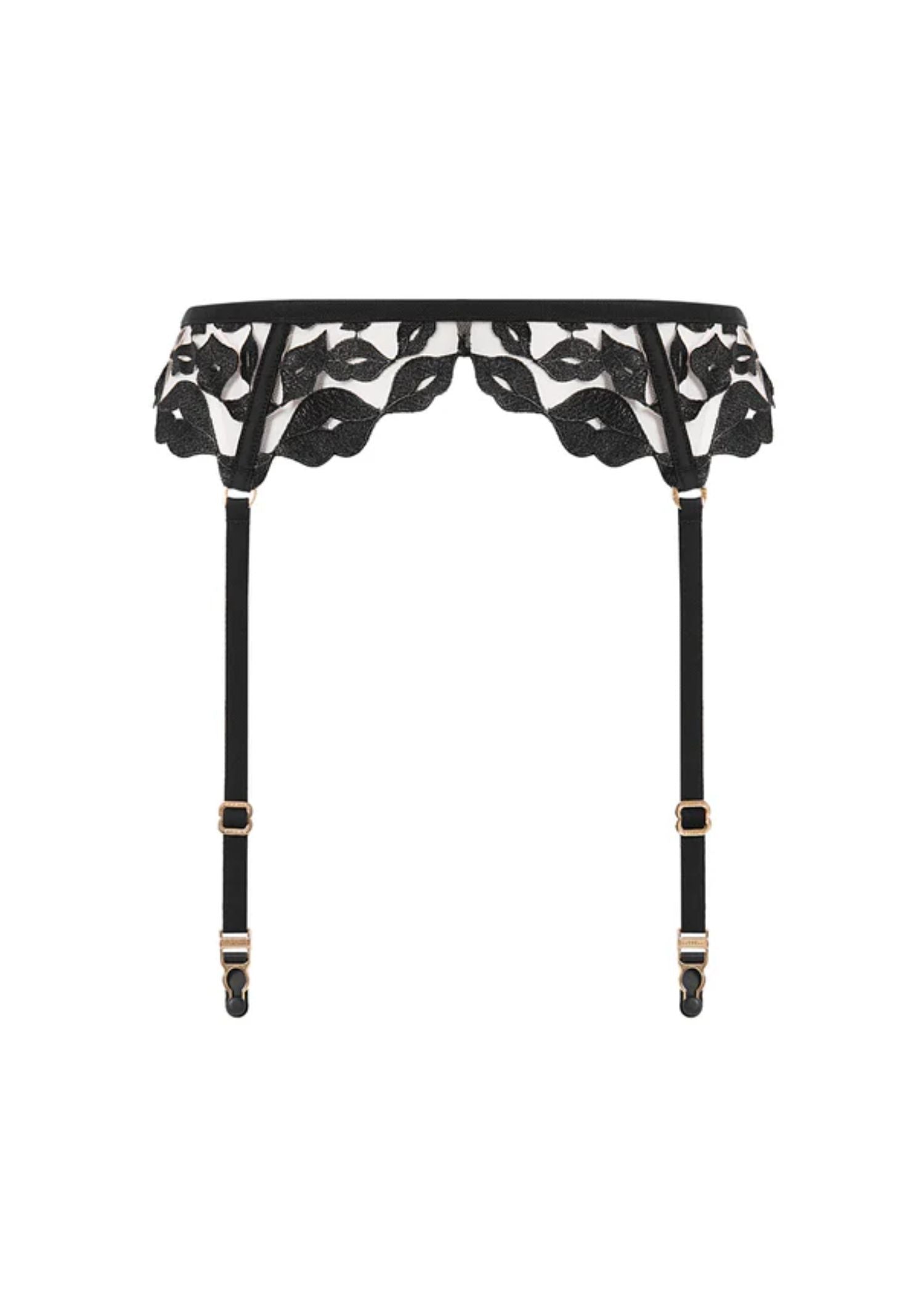 Bluebella Marian Suspender (Black) | Avec Amour Lingerie