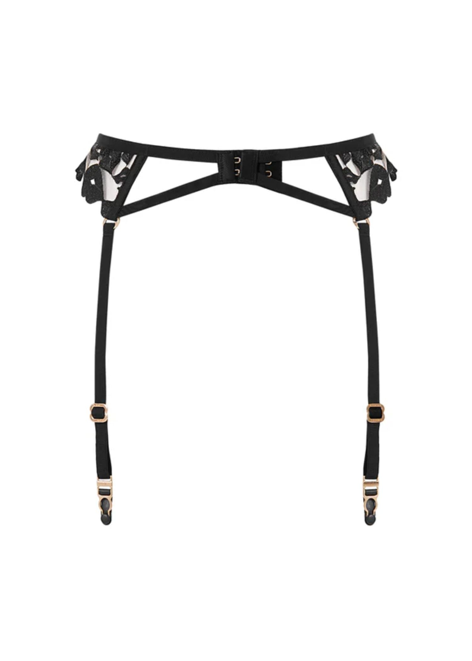 Bluebella Marian Suspender (Black) | Avec Amour Lingerie
