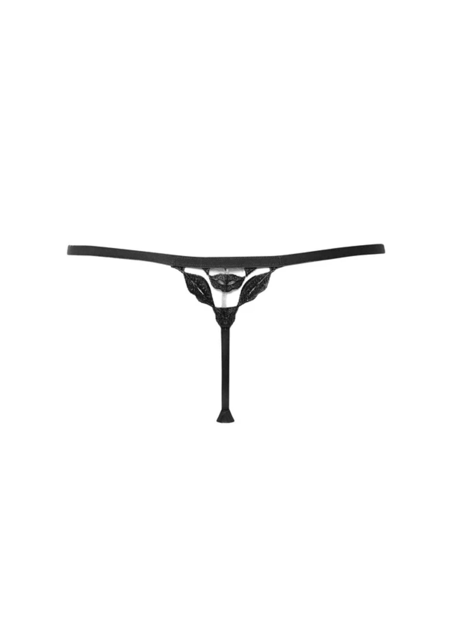 Bluebella Marian Thong (Black) | Avec Amour Lingerie