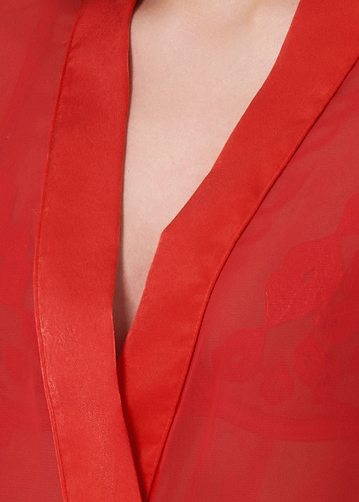 Bluebella Marian Kimono (Red) | Avec Amour Lingerie