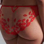 Bluebella MARIAN Panty (Tomato Red/Sheer) | Avec Amour Sexy Lingerie