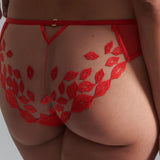 Bluebella MARIAN Panty (Tomato Red/Sheer) | Avec Amour Sexy Lingerie
